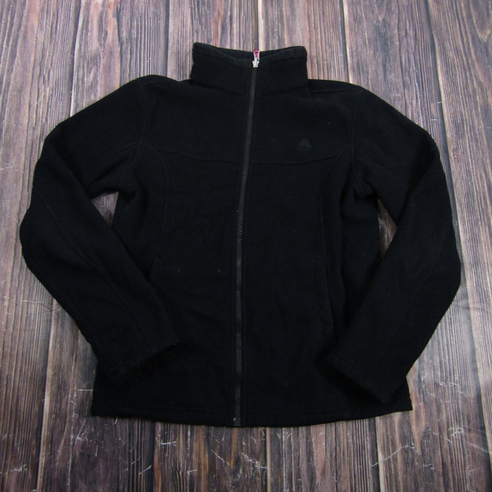 Nike ACG Fleece Jacket Mens Medium Black Full Zip Mock Neck Outdoor II70-20